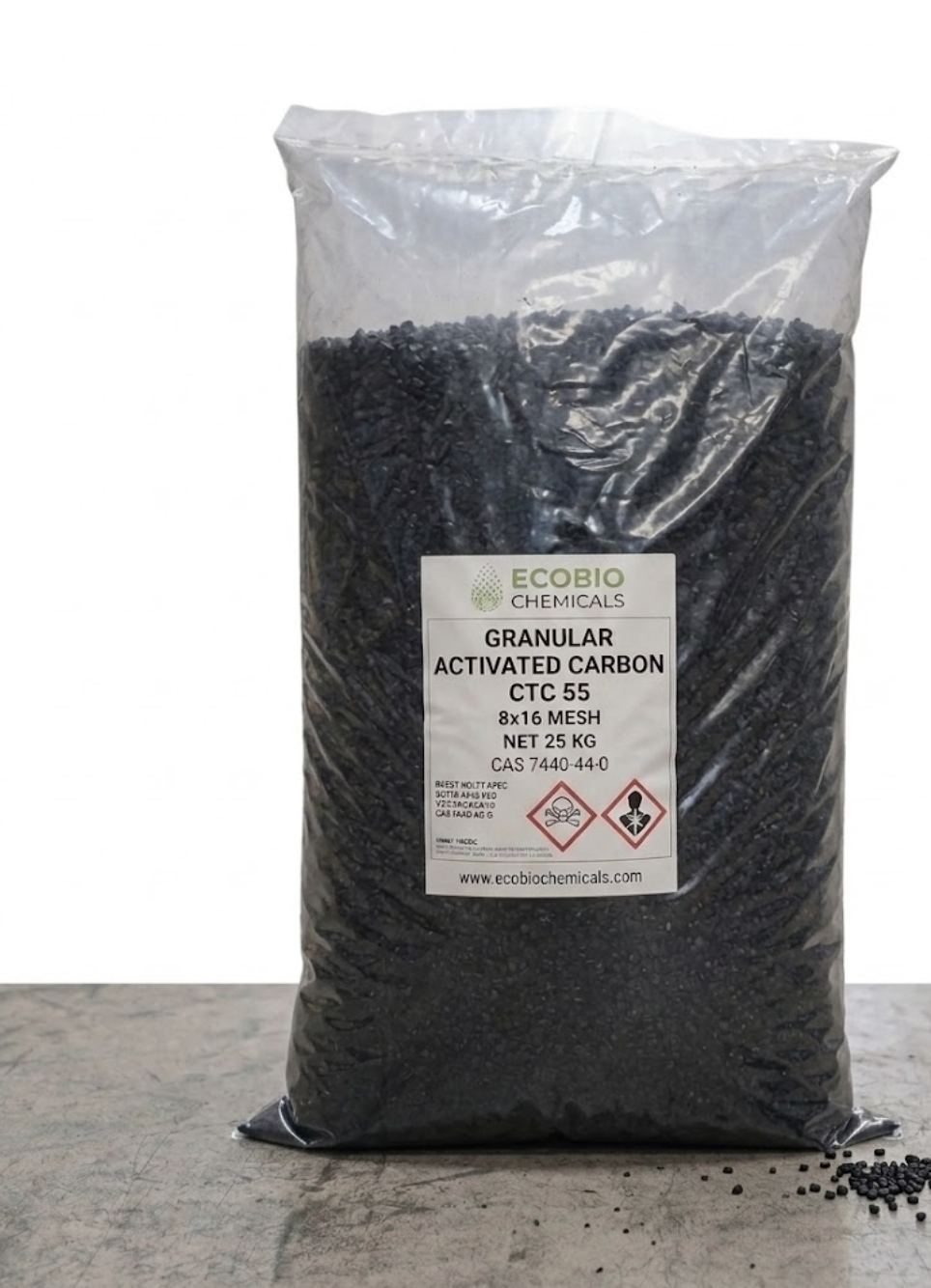 Activated Carbon CTC 55 (8x16 Mesh) for sale
