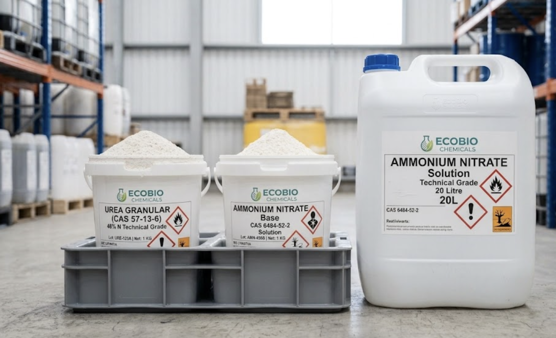 Urea 46% Nitrogen and Ammonium Nitrate