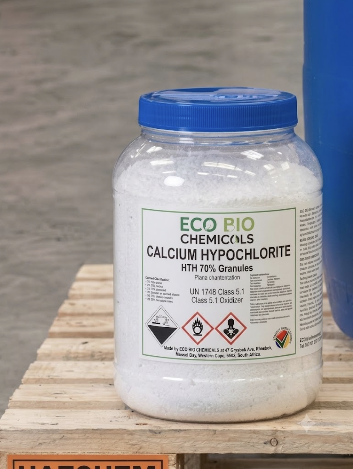 Calcium Hypochlorite 65% – 70% (HTH Chlorine) for sale in south africa