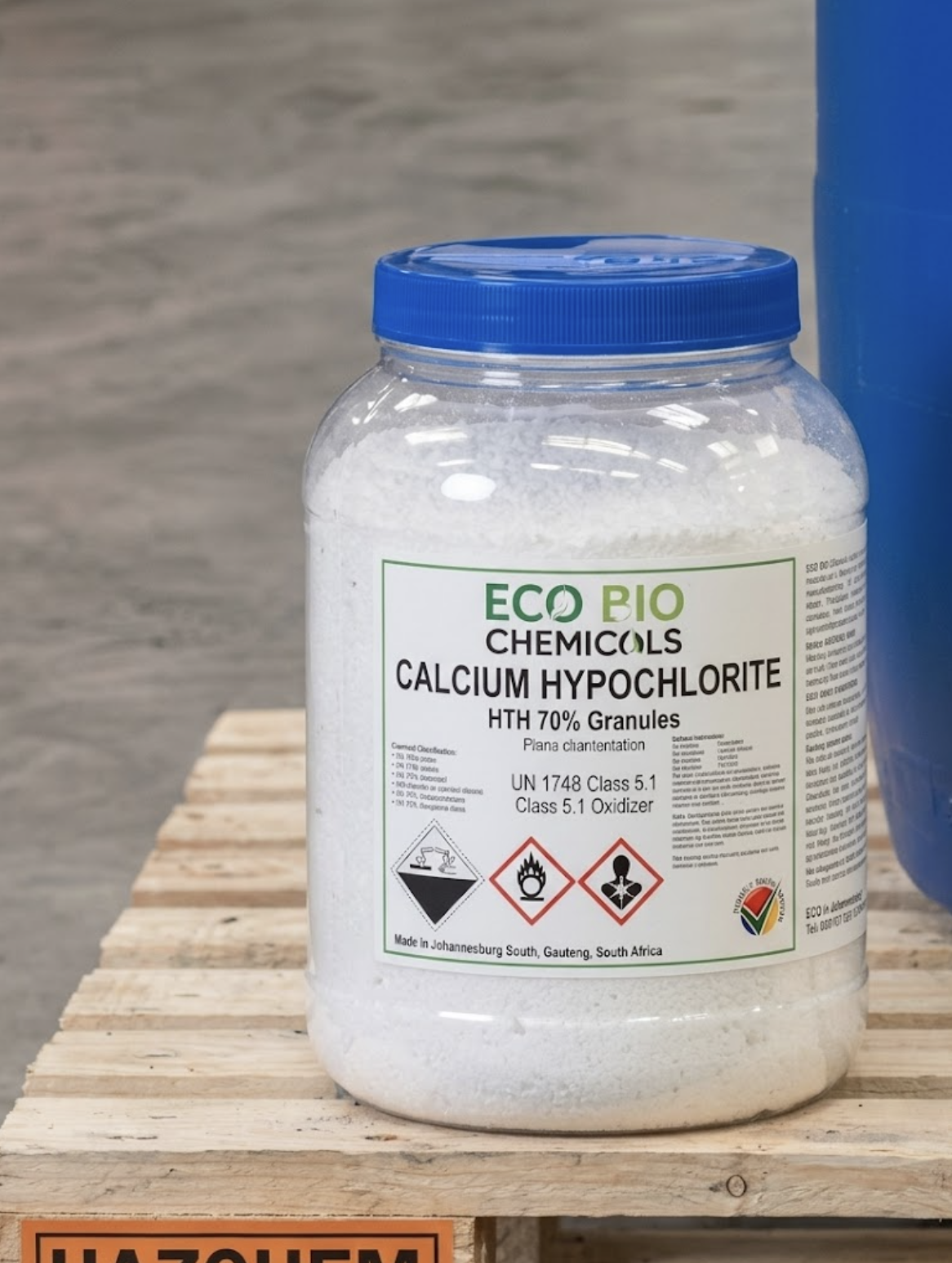Calcium Hypochlorite 65% – 70% (HTH Chlorine) for sale