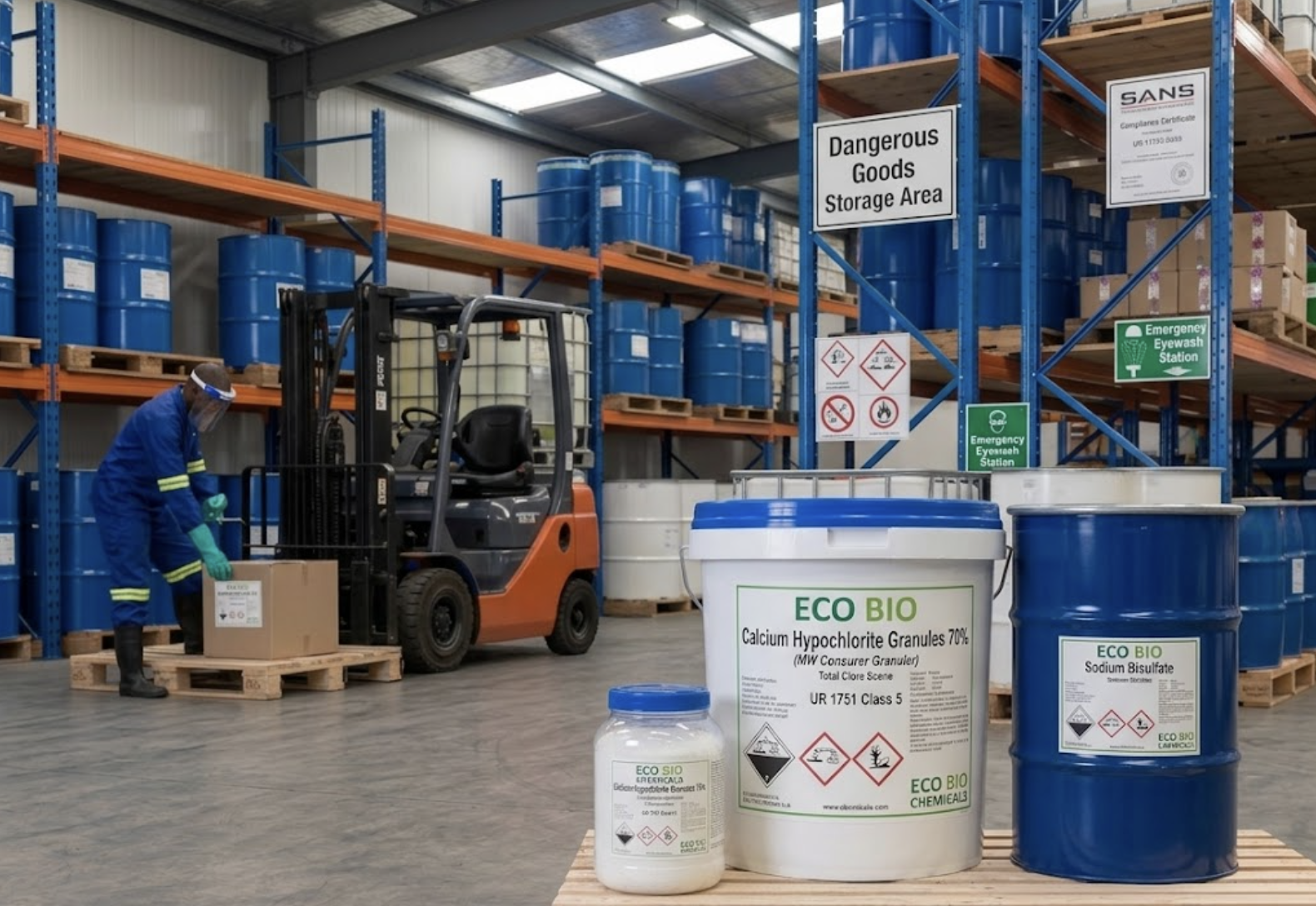 Industrial Calcium Hypochlorite 65% -70%